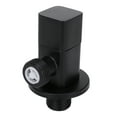 thumbnail image 1 of KONTONTY Shower Balance Adjustment Valve Copper Water Shut Off Black 1Set, 1 of 7