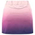 thumbnail image 4 of Ladies Shorts Summer Breathable High Waist Skort with Pockets Gradient Color Casual Sporty Active Wear Sweat Shorts Women Light Purple S, 4 of 5