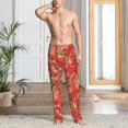 thumbnail image 6 of Lsque Strawberry Print Men's Pajama Pants, Lounge Pant - Comfortable Home Wear,Elastic Waistband, Stylish Design-Large, 6 of 9