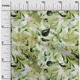 thumbnail image 2 of oneOone Polyester Lycra Green Fabric Leaves Craft Projects Decor Fabric Printed By The Yard 56 Inch Wide, 2 of 6