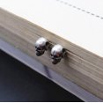 thumbnail image 3 of ZHAOCHENG par de pendientes punk de plata de ley 925 para Halloween, 3 of 5