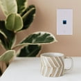 thumbnail image 1 of 4x Cat6 Ethernet Wall Plate Outlet 1 Port RJ45 Network Female To Female Wall Coupler Jack Plate White & Blue, 1 of 8