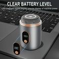 thumbnail image 3 of USB Rechargeable Electric Shaver Mini Portable Face Shavers Wet & Dry Small Size Machine Shaving For Men, Home Office Essentials, 3 of 9