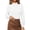 B Mock Neck White, variant on YOUI-GIFTS Square Neck / Mock Neck Puff Sleeve Loose Lantern Short Sleeve Long Sleeve Bodysuit for Women for Going Out