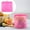Pink, variant on Hecteas Closure Bags - Fresh Preservation Case - Silicone Food Storage Bag Sandwich Bag Sealed Freezer Bag Liquid Snack Lunch Fruit Fresh Produce Bag(1*Cleaner Bag - Yellow)