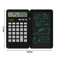 thumbnail image 3 of Financial Calculator Basic Mute Desk Calculators with Writing Tablet Portable and Foldable Desktop Calculator with Large LCD Display for Office Meeting Study, 3 of 9