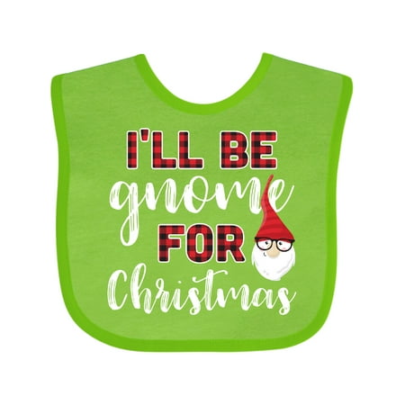 

Inktastic Gnome for Christmas Gift Baby Boy or Baby Girl Bib