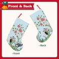 thumbnail image 2 of Salouo Chinoiserie Floral Palm Tree Print Christmas Decorations Stockings 1 Pack 18'' Xmas Stockings Holiday Stocking Personalized Farmhouse Decor for Home Family Party Tree, 2 of 7