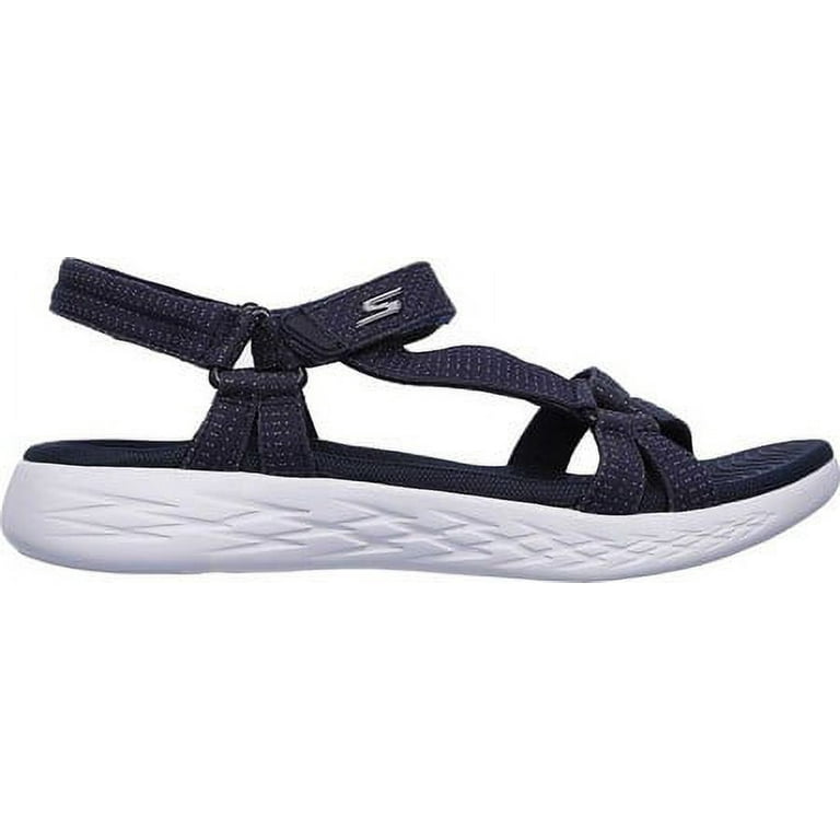 parti film Tak Skechers Women's On-the-Go 600 Brilliancy Ankle Strap Sandal - Walmart.com