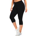 thumbnail image 2 of vigerkar Plus Size Leggings for Women, High Waisted Tummy Control Buttery Super Soft Yoga Pants for Workout Black, 4XL, 2 of 8