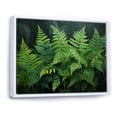 thumbnail image 2 of Designart "Forest Of Emerald Green Ferns I" Plants Floater Framed Wall Art Living Room, 2 of 5