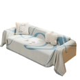 thumbnail image 2 of ViLaViDeca Couch For Sectional Sofa L Shape Couch Cover Blanket Orange Striped Geometric Sofa Cover For Dogs Sofa Washable Modern Sofa For Living Room, 2 of 7