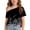 Gray, variant on Girls Flame Graphic Shoulder Off Tee Tops Summer Loose Fit Casual Soft Shirts Short Sleeve Printed Street Style Shirts Green 13 Years