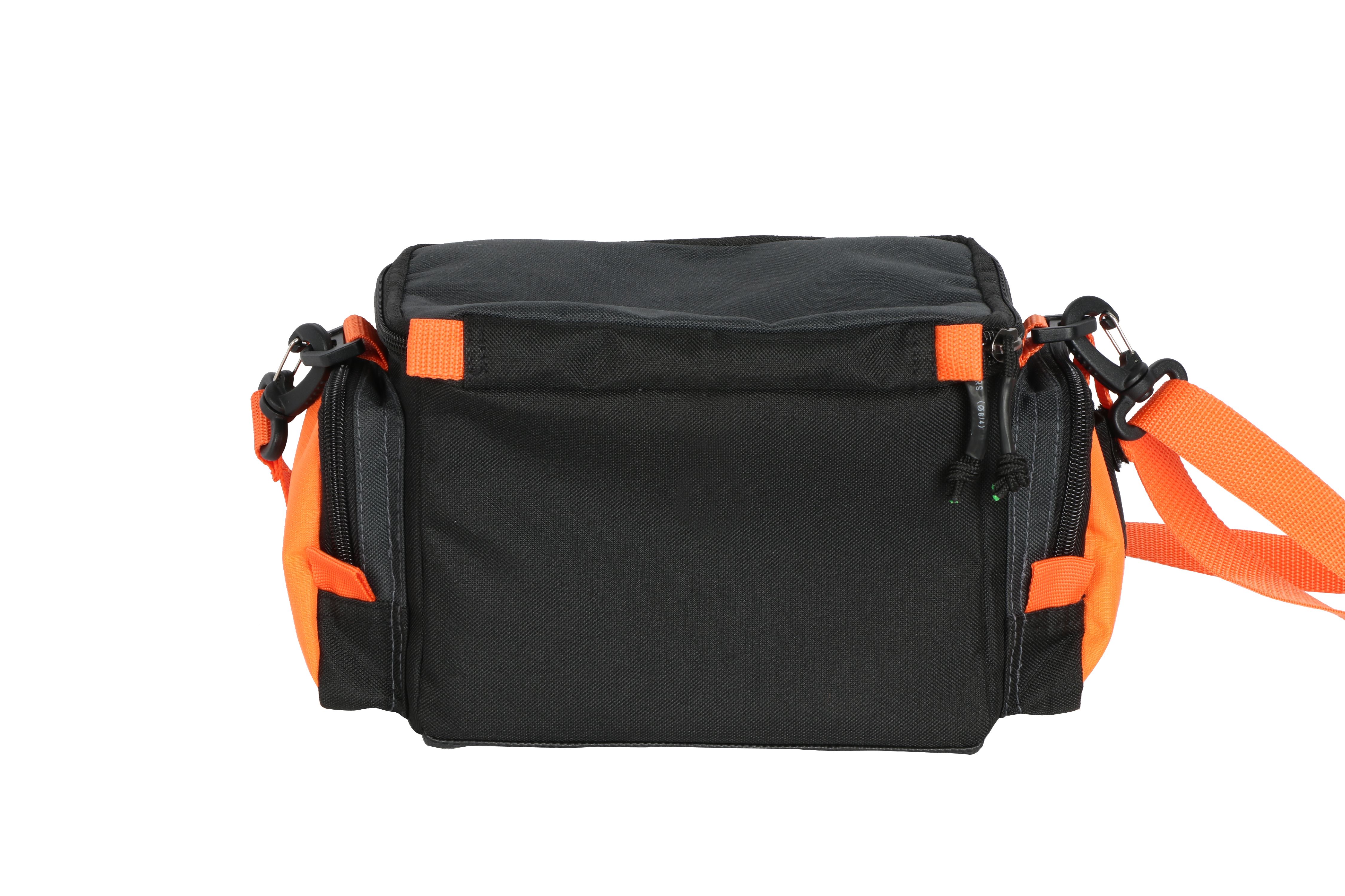 Ozark Trail Soft-Sided Tackle Bag with Carry Strap, Orange / Black - image 2 of 15