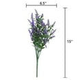 thumbnail image 3 of 1Pc No Fade Household Products Farmhouse Artificial Lavender Shrubs Plants Fake Flowers Home Garden Decor YELLOW, 3 of 8