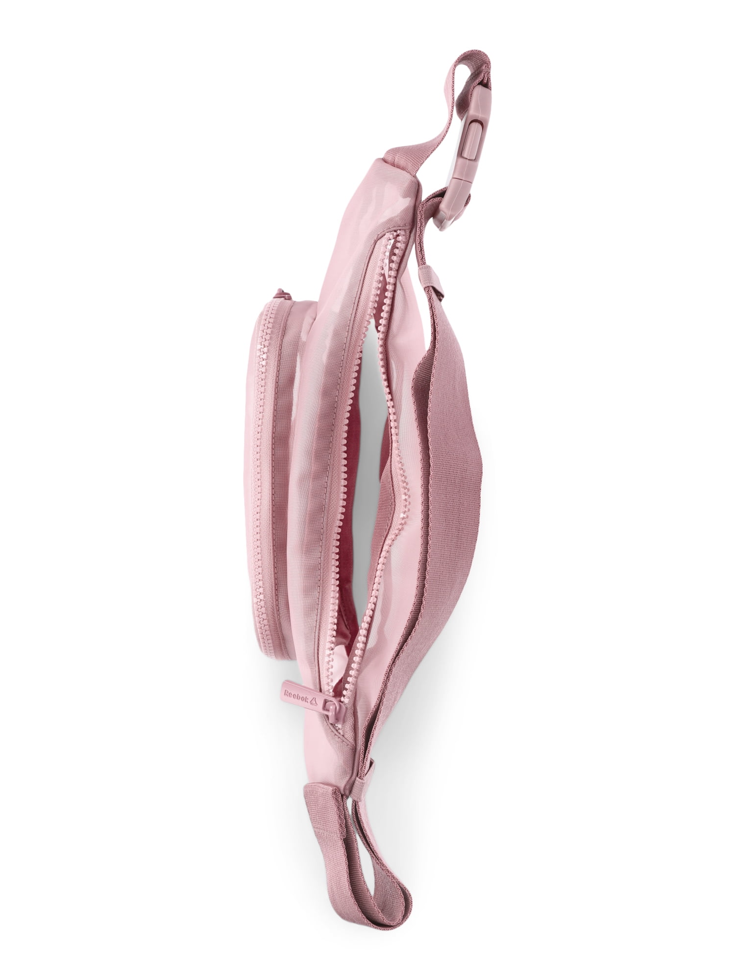 Reebok Women's Dusty Rose Crossbody Fanny Pack Bag with Adjustable