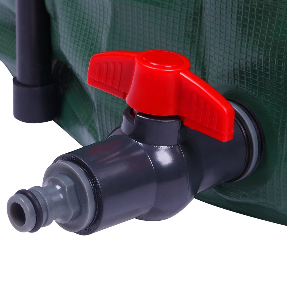 50 Gallon Folding Rain Barrel Water Collector Green