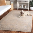 thumbnail image 3 of SAFAVIEH Jardin Evren Floral Area Rug, Beige/Gray, 6' x 6' Square, 3 of 11