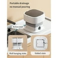 thumbnail image 7 of Portable Washing Machine, 10L Large Capacity Foldable Washing Machine ,Mini Washing Machine with 3 Modes Deep Cleaning for Underwear,Underpants,Socks,Baby Clothes,Pet Supplies-Grey, 7 of 7