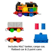 Thomas & Friends Motorized Talking Nia Train Play Vehicle with Wobbly Cargo