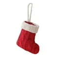 thumbnail image 2 of 4PCS Christmas Tableware Silverware Holders Set, Red Knitted Christmas Stockings Knife and Fork Bags Covers for Thanksgiving New Year Party Decorations Xmas Dinner Table Decor Ornaments, 2 of 6