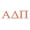 Coral, variant on Pro-Graphx Alpha Delta Pi Greek Sorority Sticker Decal, 2.5 Inches Tall, Black
