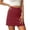 Wine, variant on Women's Active Performance Skort Lightweight Skirt for Running Tennis Golf Workout Sports