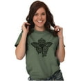 thumbnail image 3 of Butterfly Moth Key Spiritual Meaning Women's Graphic T Shirt Tees Brisco Brands S, 3 of 6