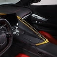 thumbnail image 2 of TINKI Soft Carbon Fiber Air Conditioner Switch Panel Trim Strip Fit for Chevrolet Corvette C8 Stingray 2020-2023, Center Console AC Panel Decoration Frame Trim, 2 of 10