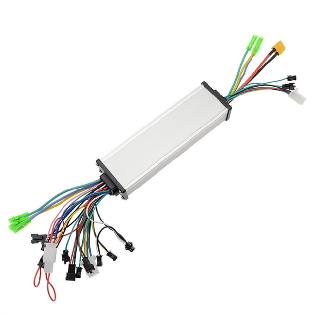 Controlador de Doble Accionamiento de 24 V/36 V/48 V, 250 W/350 W, para Bicicleta Eléctrica, Controlador de Motor Sin Escobillas, Controlador de Motor Eléctrico de CC.