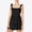 Black, variant on Bnwani Ladies Dresses,Summer Dresses,Ruched,Square Neck,Tie,High Waist,Blue,XL