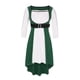thumbnail image 3 of Mujeres cuello cuadrado manga linterna Color bloque Patchwork para mujeres vestidos casuales gótico Retro Midi vestido Pompotops ghjkhdj13757, 3 of 7