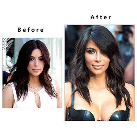 Sarla Clip In Hair Bangs Fringe Hair Extensions Swept Full Sweeping Side Synthetic Hairpiece Hair Piece For Women Japan High Temperature Fiber B2 Light Golden Brown 12 Walmart Canada