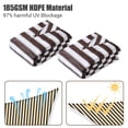 thumbnail image 3 of Yescom 2 Packs 8'x10' Rectangle Sun Shade Sail Coffee+White97% UV Block Outdoor Patio Pool Garden Yard Lawn, 3 of 11