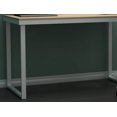 thumbnail image 2 of Mainstays Bayhill Wooden Metal Surface Desk, White Natural, 2 of 2