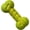 Green, variant on Squeaky Double Layer Bone Toy TPR 3.54 x 7.48 Inch, Blue Green Orange Raised Dots Dental Care Hollow Structure for Medium Dog Indoor Play Home Office Backyard Fetch Rinse Clean 10 Sec Gum Massage