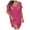 Hot Pink, variant on Leesechin Kimonos for Women Cardigan Trendy Beach Lightweight Hem Cover Up Hollow-out Breathable Swimwear