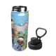 thumbnail image 2 of Botella de agua aislada Toca Life World de 18 oz de acero inoxidable, novedosa, deportiva, portátil, para viajes, gimnasios al aire libre, 2 of 5
