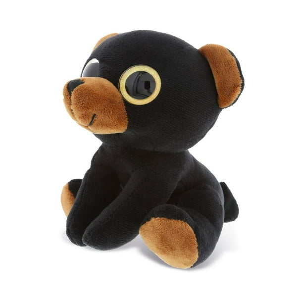 Dollibu Sparkling Big Eye Plush Stuffed Animal Teddy Bear Small Black 