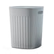 thumbnail image 4 of Papelera De Plástico, Cubo De Basura Portátil Descubierto Con Asa Para Oficina En Casa Gris, 4 of 8