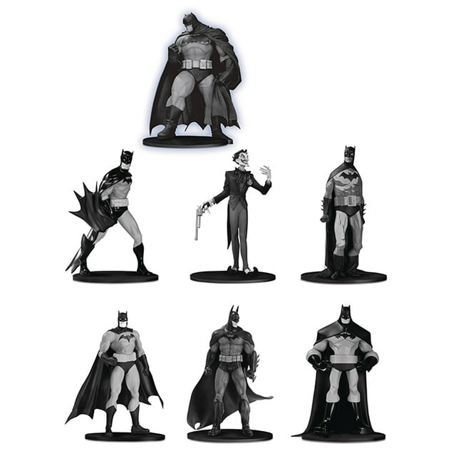 Batman Black & White 3.75 Inch Mini Statue PVC Mini PVC - Batman 7-Pack Mini #3