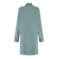thumbnail image 6 of Iyufng Womens Dresses,Women's Summer Solid Color Long Sleeve Dress,Fall Dresses for Women Plus Size, 6 of 6