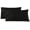 Black, variant on Sheetsnthings Made in USA- Low Profile Cotton Sateen Pillowcases Set (King Size, White) 2pc Pillow Cases