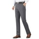 thumbnail image 2 of Pantalones de traje de hombre con cremallera y bolsillo, rectos, de tubo, de color liso, de poliéster, 2 of 9