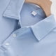 thumbnail image 4 of Ceisia Men's Slim Fit Short Sleeve Polo Shirt Solid Color Vertical Stripe Knit with Chest Pocket Light Blue S Gifts, 4 of 6