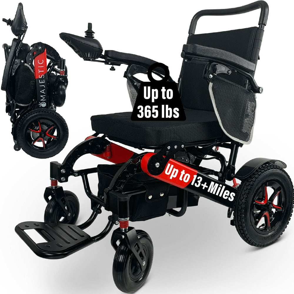 Electric Wheelchair for Adults, Folding All Terrain Lightweight