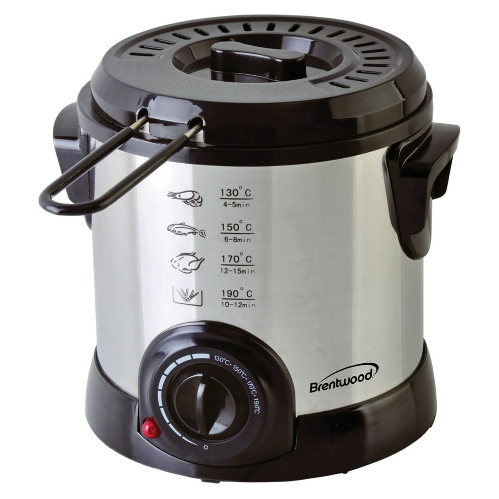 Btwd 1 Liter Electric Deep Fryer in Stainless Steel
