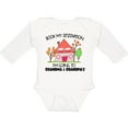 thumbnail image 3 of Inktastic Book My Reservation I'm Going to Grandma and Grandpa's Boys or Girls Long Sleeve Baby Bodysuit, 3 of 5