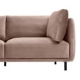 thumbnail image 5 of Velvet Sofa 79 Inch Coastal Style Modern Sofa with Metal Legs, 5 of 8