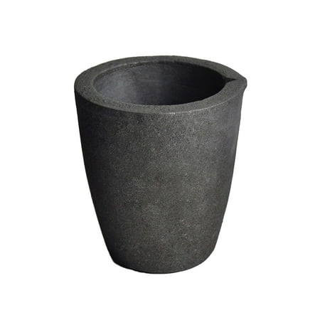 No. 3 - 4 Kg ProCast Foundry Clay Graphite Crucible with Pour Spout Cup Propane Furnace Torch Melting Casting Refining Gold Silver Copper Brass Aluminum - (Best Crucible For Melting Copper)